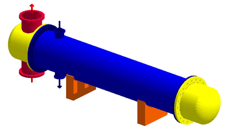 HTRI model of fixed tubesheet shell and tube heat exchanger by express engineering solutions